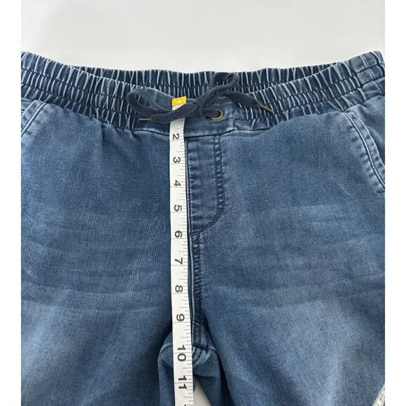 Y2k Jeans Medium Jogger High Waisted Med Wash Distressed Athleisure Streetwear - Picture 7 of 16